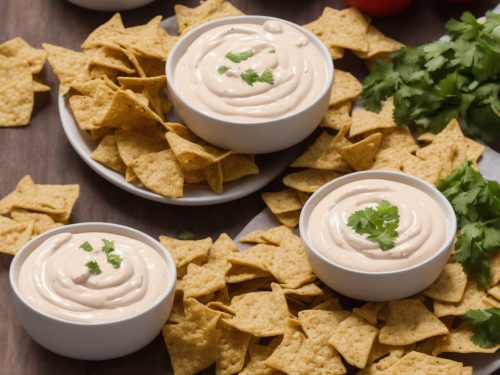 Cheesy Sour Cream and Salsa Dip