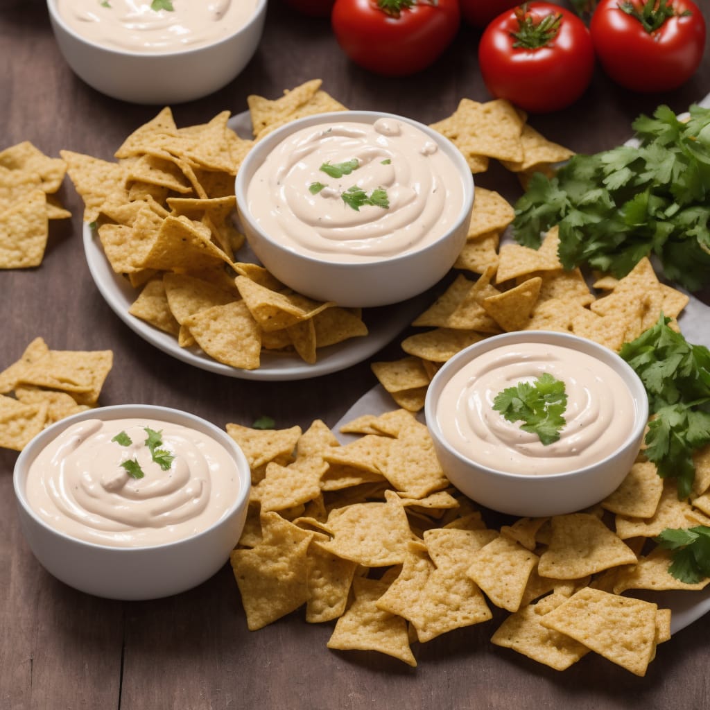 Cheesy Sour Cream and Salsa Dip