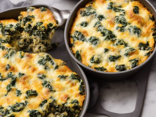 Cheesy Spinach Bake