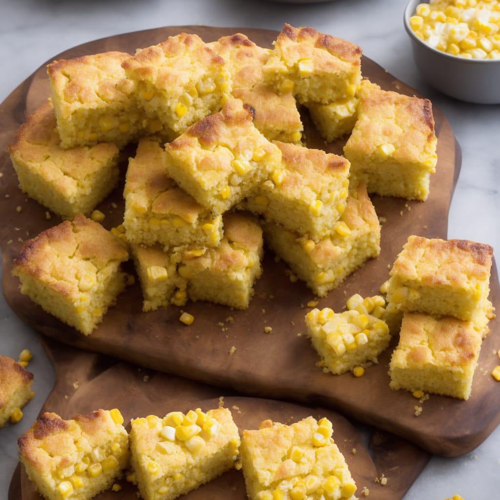 Cheesy Sweetcorn Cornbread Recipe