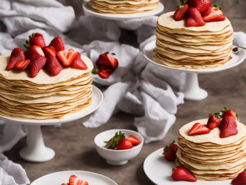 Chef John's Strawberry Crepe Cake