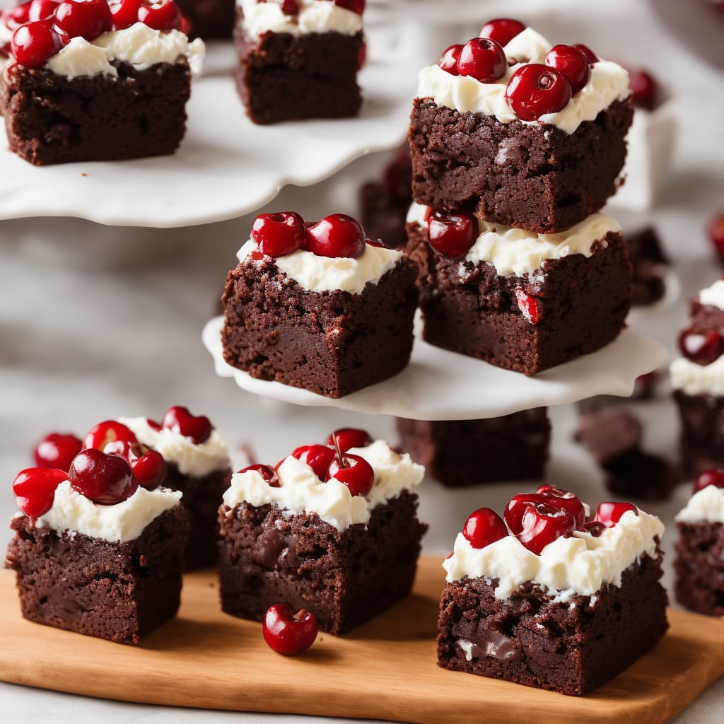 Cherry Brownie Babycakes