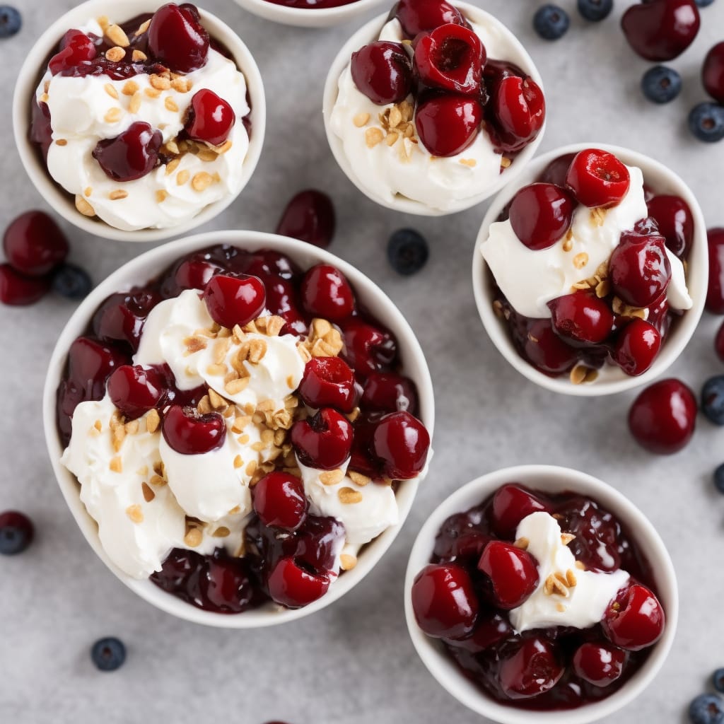 Cherry Cream Sundaes