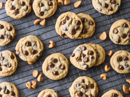 Chewy Peanut Butter Chocolate Chip Cookies