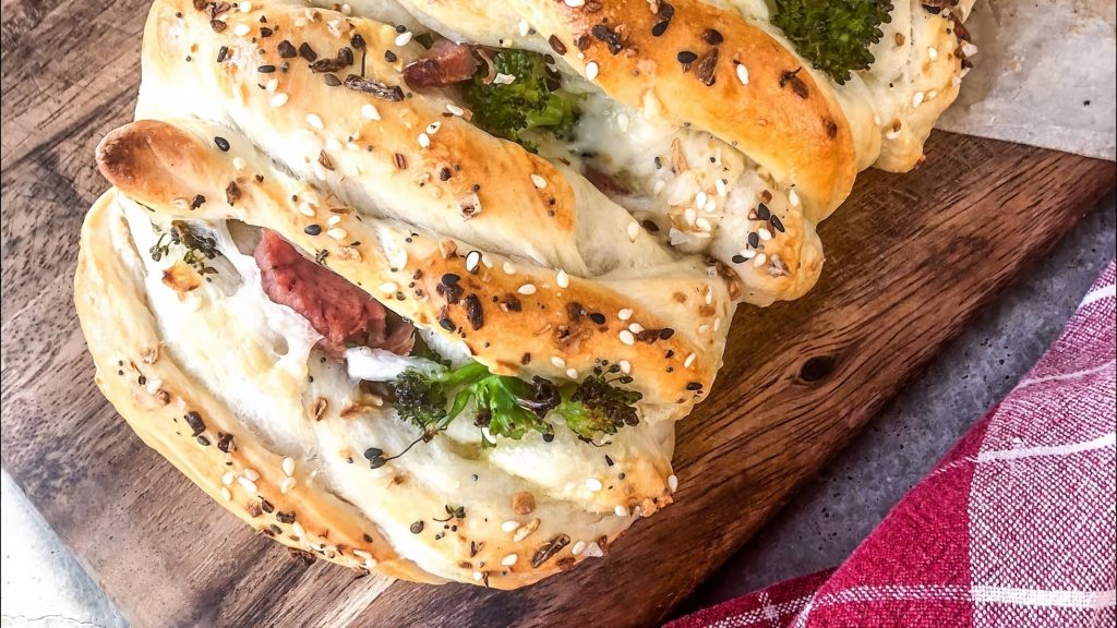 Chicken and Broccoli Braid Recipe