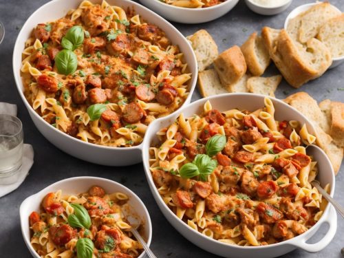 Chicken and Chorizo Pasta Bake