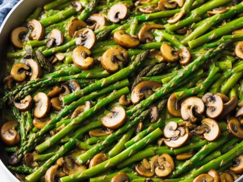 Chicken Asparagus and Mushroom Skillet Recipe