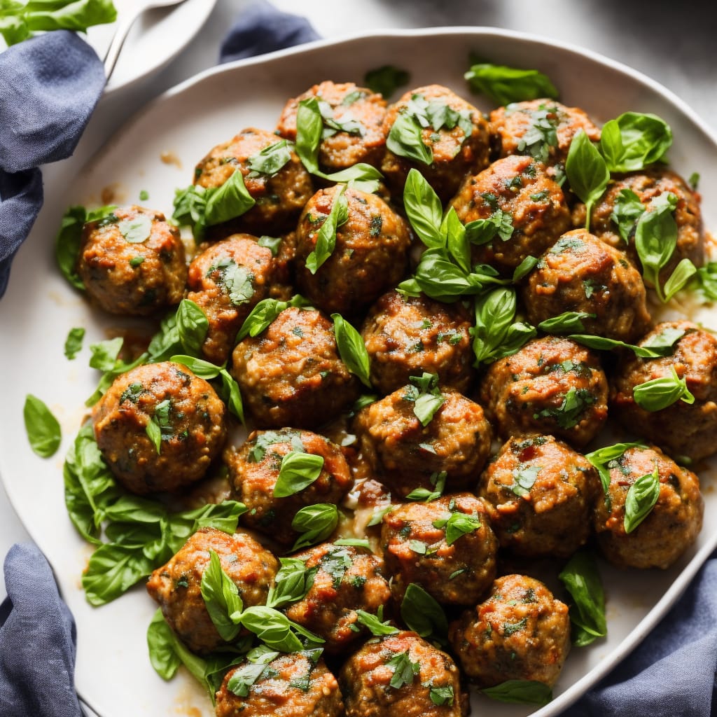 Chicken & Basil Meatballs