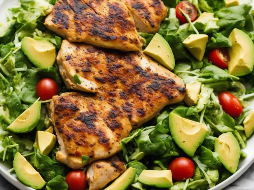 Chicken Breast with Avocado Salad