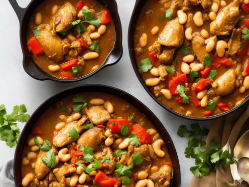 Chicken, Butter Bean & Pepper Stew