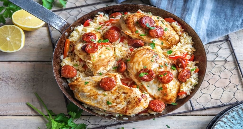 Chicken & Chorizo One-Pan Recipe