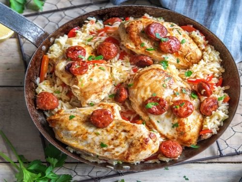 Chicken & Chorizo One-Pan Recipe