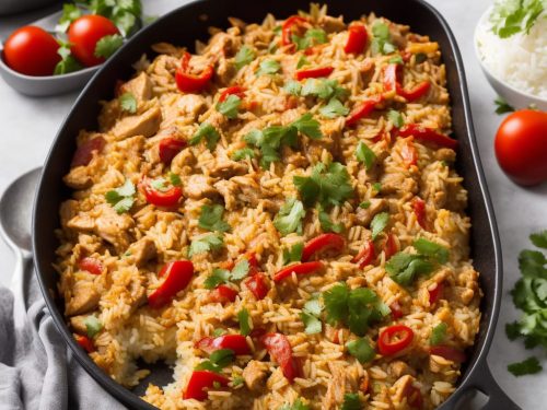 Chicken Fajita Rice Casserole