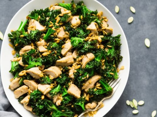 Chicken, Kale & Sprout Stir-Fry