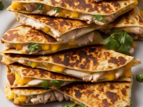 Chicken Kiev Quesadilla