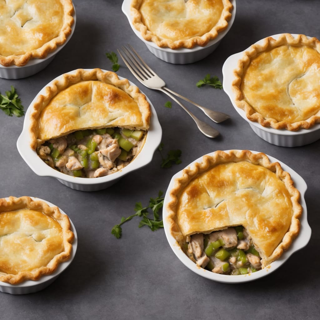 Chicken & Leek Pies