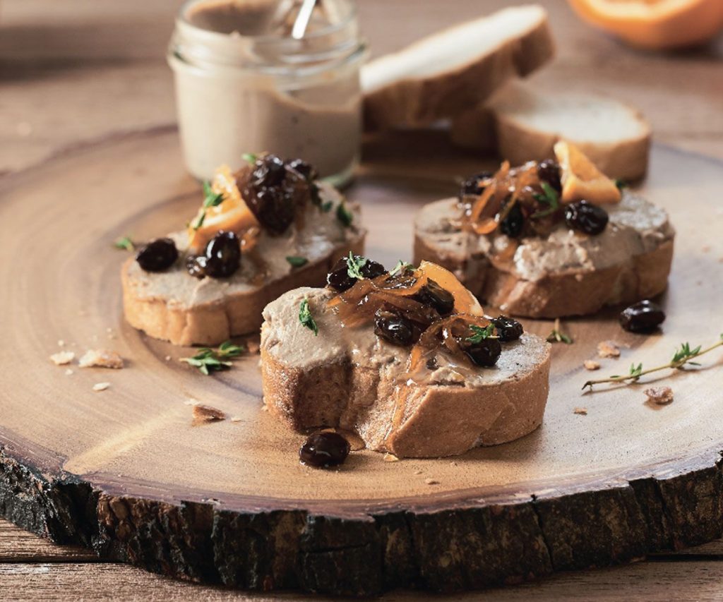 Chicken Liver Parfait with Sultanas & Raisins