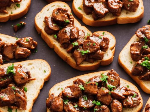 Chicken Livers on Toast