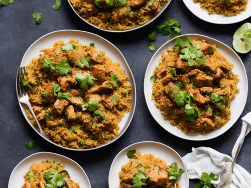 Chicken Mole with Coriander Rice