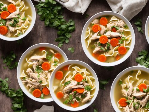 Chicken Noodle Soup with Egg Noodles