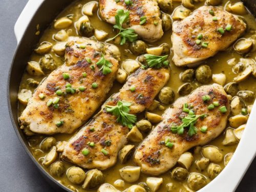 Chicken Piccata with Artichoke Hearts