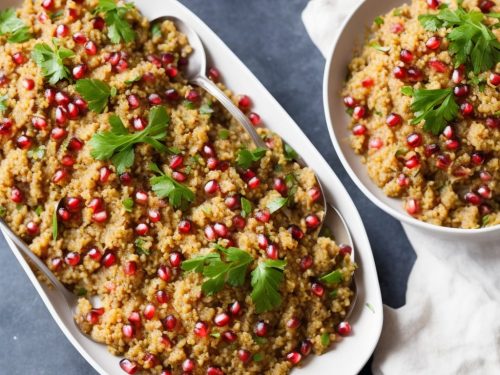 Chicken & Pomegranate Bulgur Pilaf