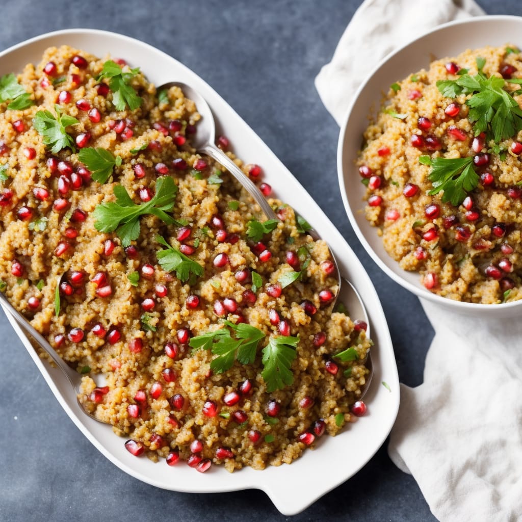 Chicken & Pomegranate Bulgur Pilaf