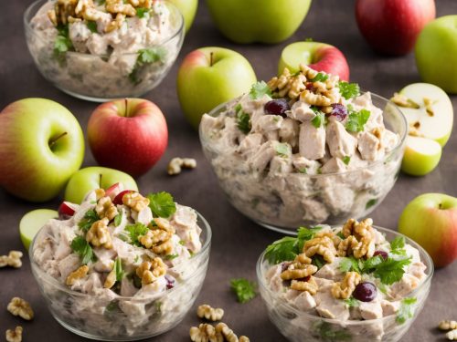 Chicken Salad with Apples, Grapes, and Walnuts