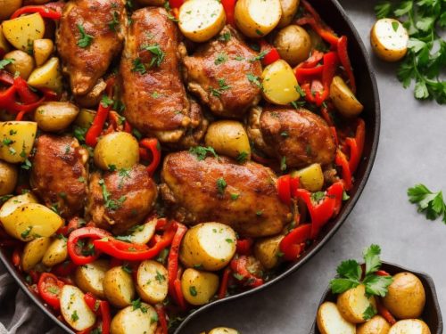 Chicken, Sausage, Peppers, and Potatoes Recipe