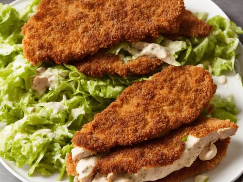 Chicken Schnitzel Caesar