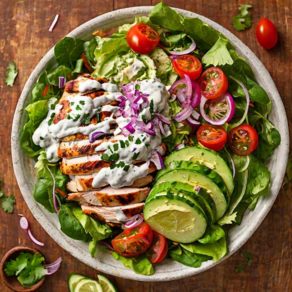 Chicken Shawarma Salad Recipe