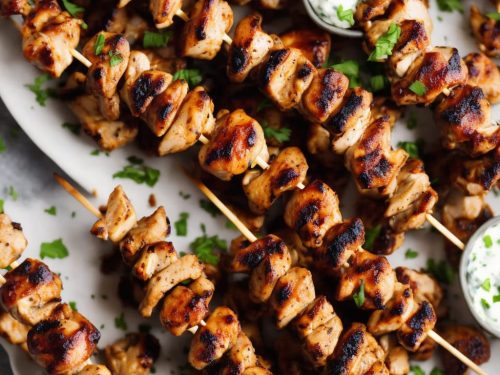 Chicken Skewers with Tzatziki