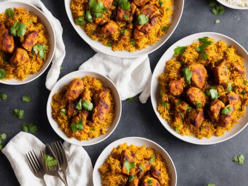 Chicken Tikka with Spiced Rice