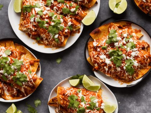 Chicken Tinga-Style Enchiladas