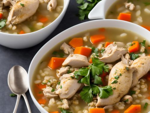 Chicken with Barley Soup