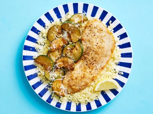 Chicken with Lemon & Courgette Couscous