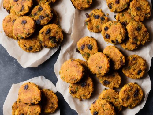 Chickpea Patties with Carrot & Raisin Salad