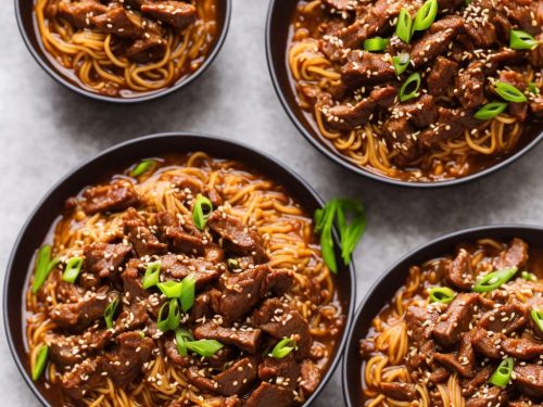 Chilli Beef Noodles