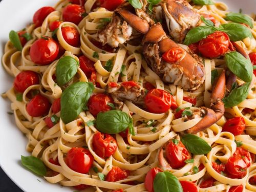 Chilli Crab & Cherry Tomato Linguine