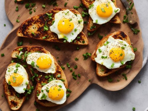 Chilli & garlic leeks with eggs on toast