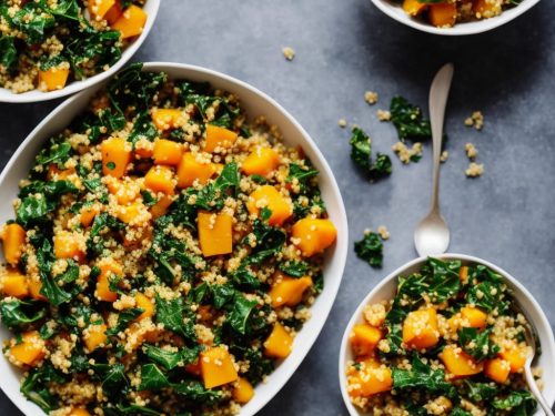 Chilli & Ginger Squash with Kale & Quinoa