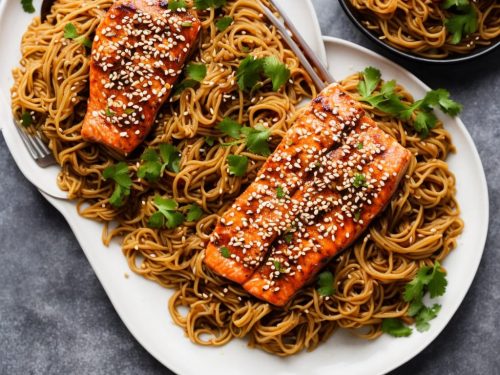 Chilli Salmon & Teriyaki Noodles