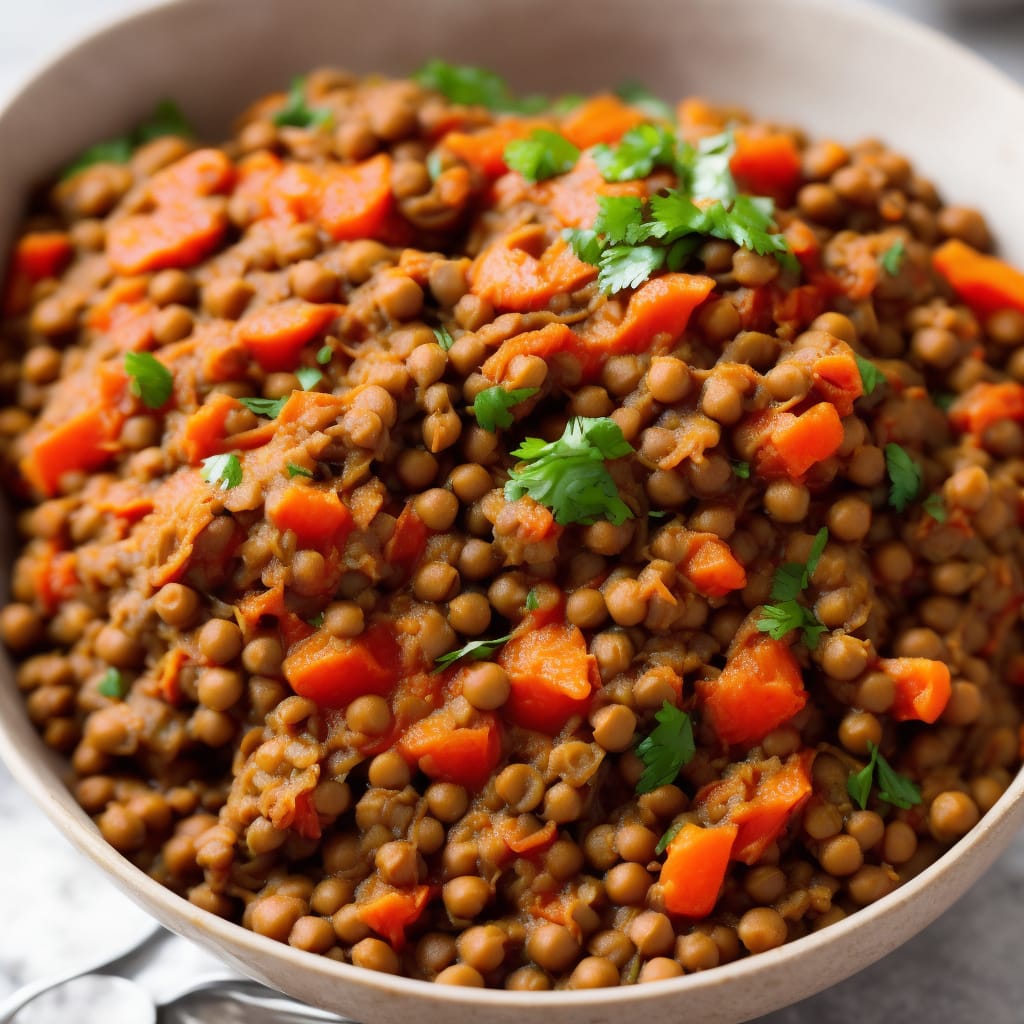 Chilli & Tangerine Braised Lentils