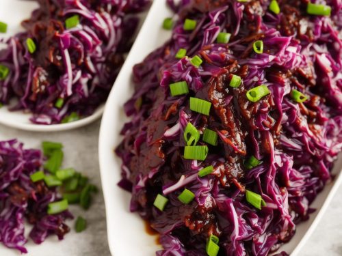 Chinese Braised Red Cabbage