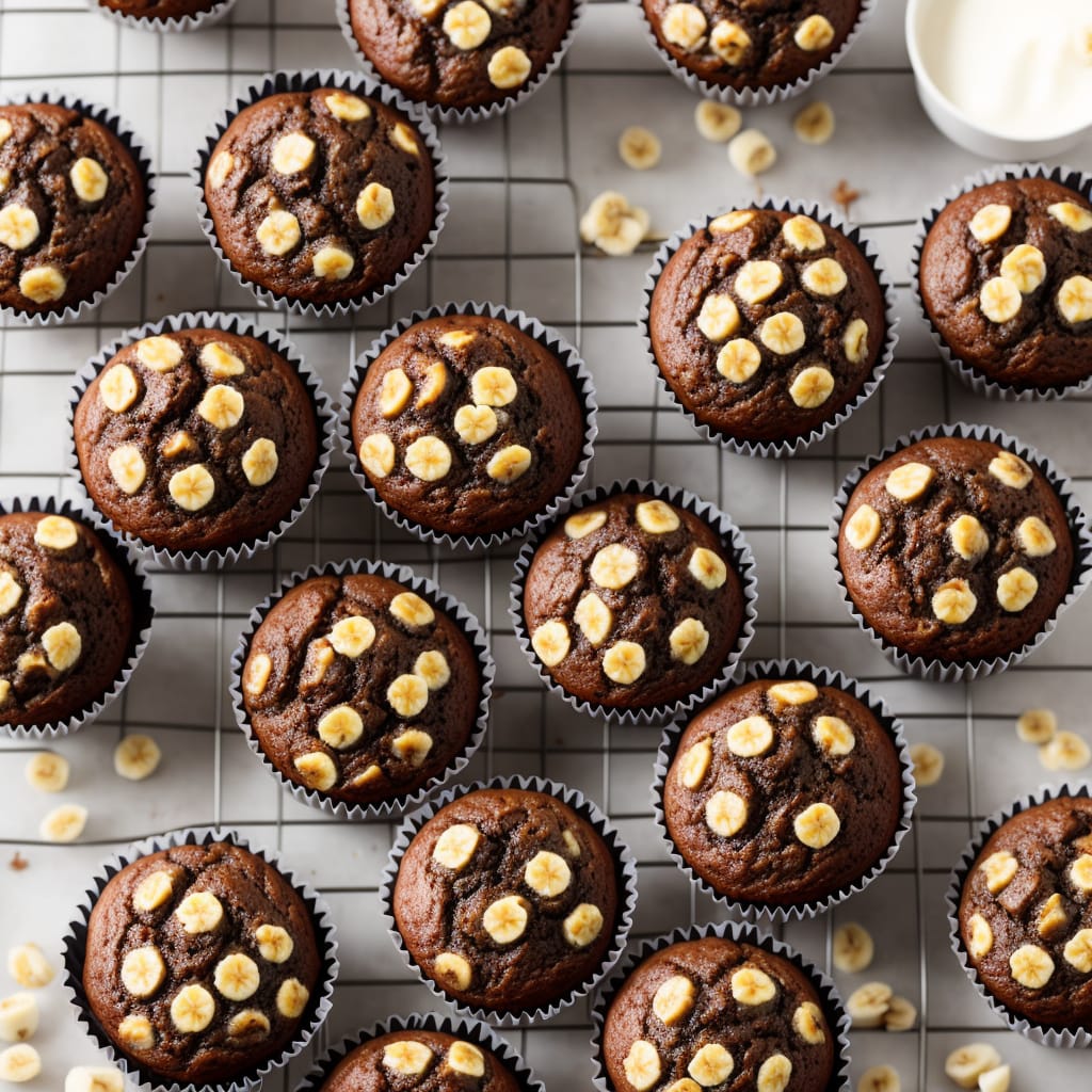 Chocolate Banana Muffins