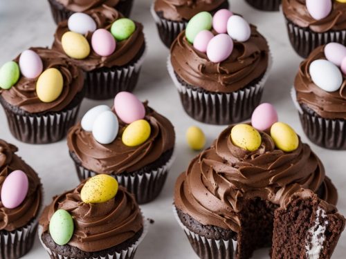 Chocolate Easter Cupcakes