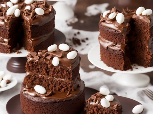 Chocolate Fudge Easter Cakes