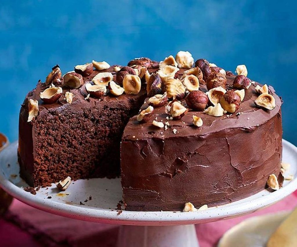 Chocolate & Hazelnut Celebration Cake