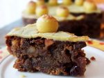 Chocolate, orange & almond simnel cake