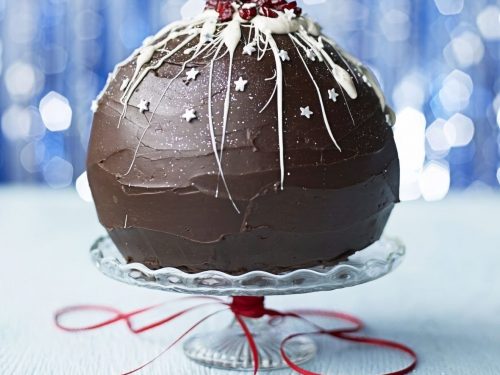 Chocolate Orange & Cranberry Red Velvet Bombe